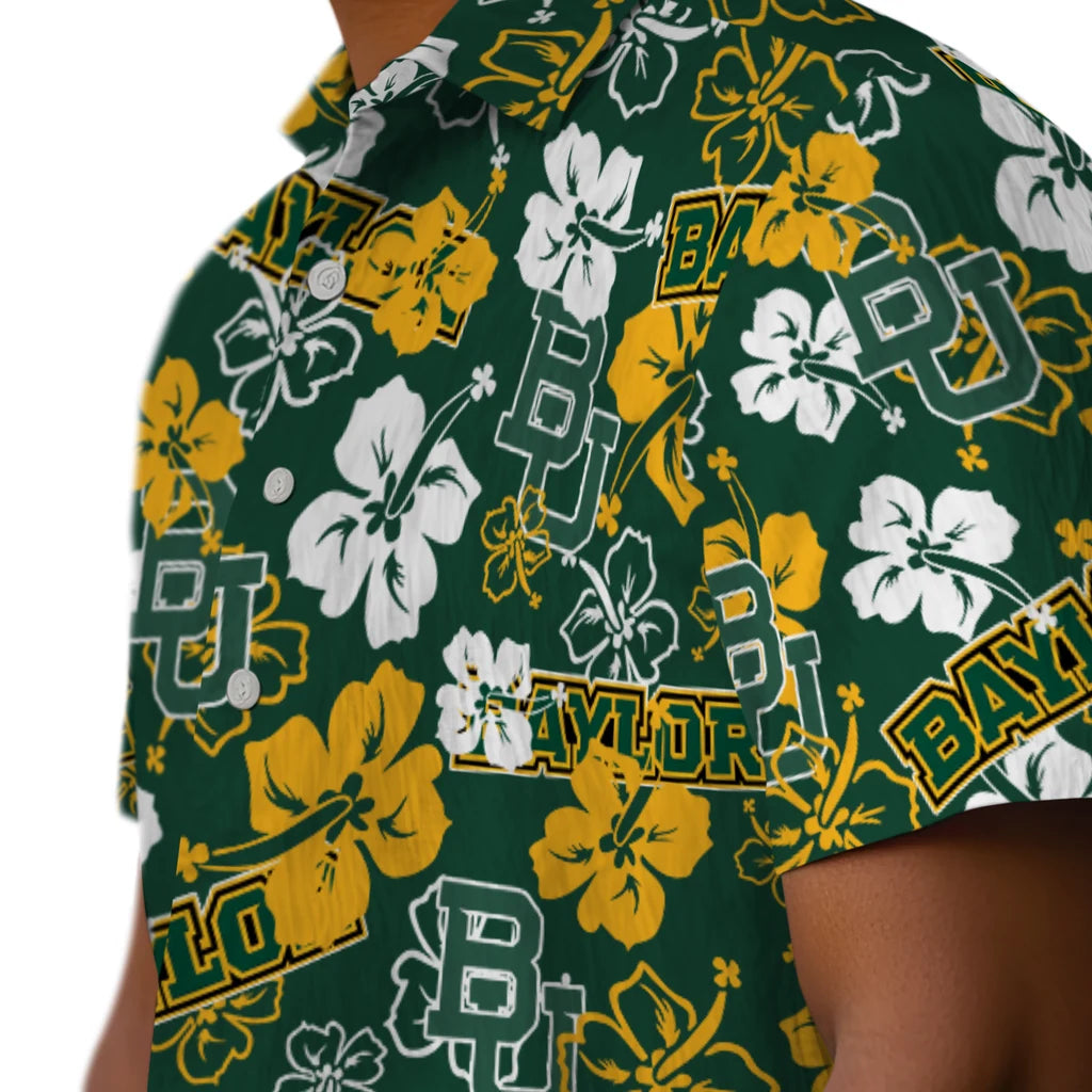 Baylor Bears Hibiscus Bloom Hawaiian Shirt – Moonbestprint