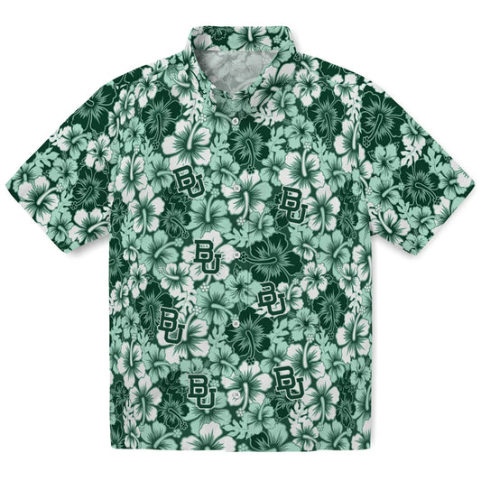 Baylor Bears Hawaiian Shirt - Hibiscus Blooms | Moonbestprint