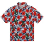Baylor Bears Hawaiian Shirt - Hibiscus Fiesta | Moonbestprint