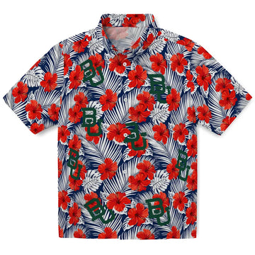 Baylor Bears Hawaiian Shirt - Hibiscus Fiesta | Moonbestprint