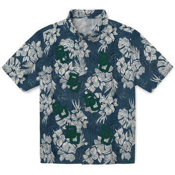 Baylor Bears Hawaiian Shirt - Hibiscus Flowers | Moonbestprint