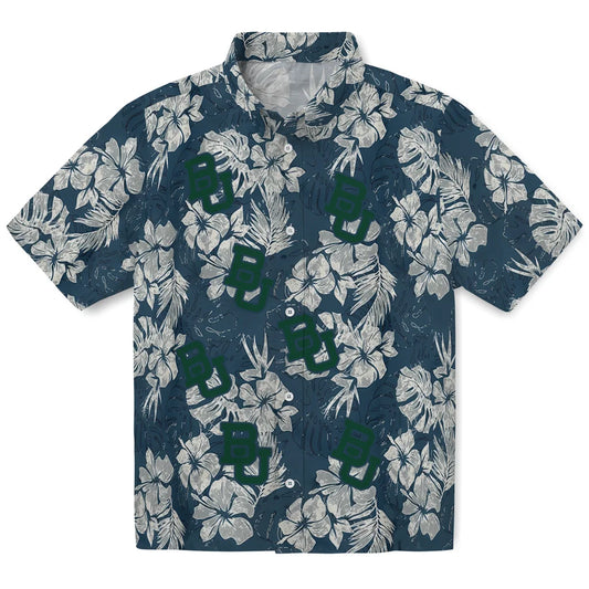 Baylor Bears Hawaiian Shirt - Hibiscus Flowers | Moonbestprint