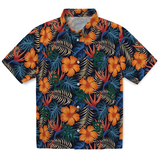 Baylor Bears Hawaiian Shirt - Hibiscus Foliage | Moonbestprint