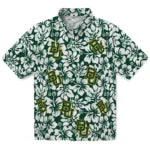 Baylor Bears Hawaiian Shirt - Hibiscus Motif | Moonbestprint