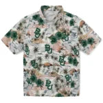 Baylor Bears Hawaiian Shirt - Hibiscus Seaside | Moonbestprint
