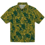 Baylor Bears Hawaiian Shirt - Leaf Outline | Moonbestprint