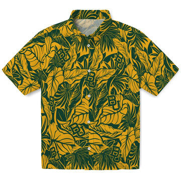 Baylor Bears Hawaiian Shirt - Monstera Layer | Moonbestprint