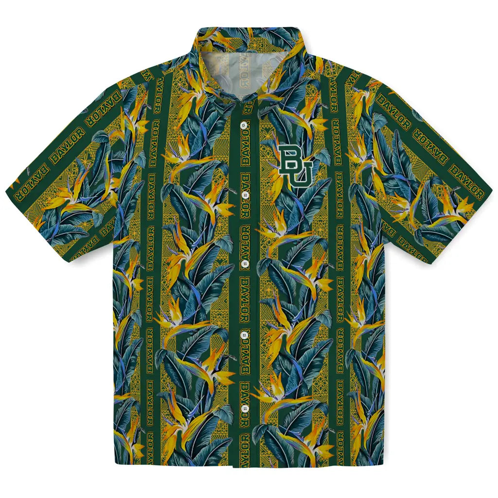 Baylor Bears Hawaiian Shirt - Paradise Vines | Moonbestprint