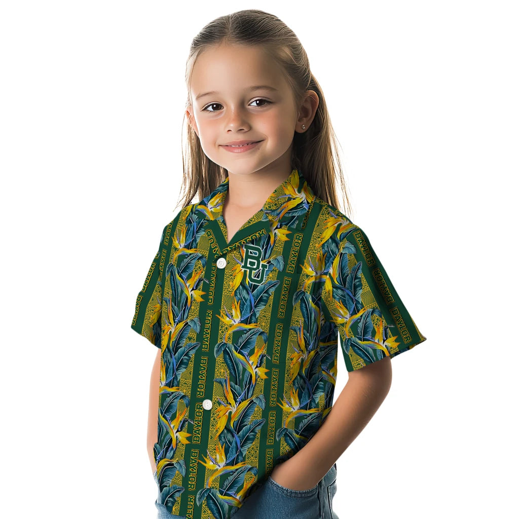 Baylor Bears Hawaiian Shirt - Paradise Vines | Moonbestprint