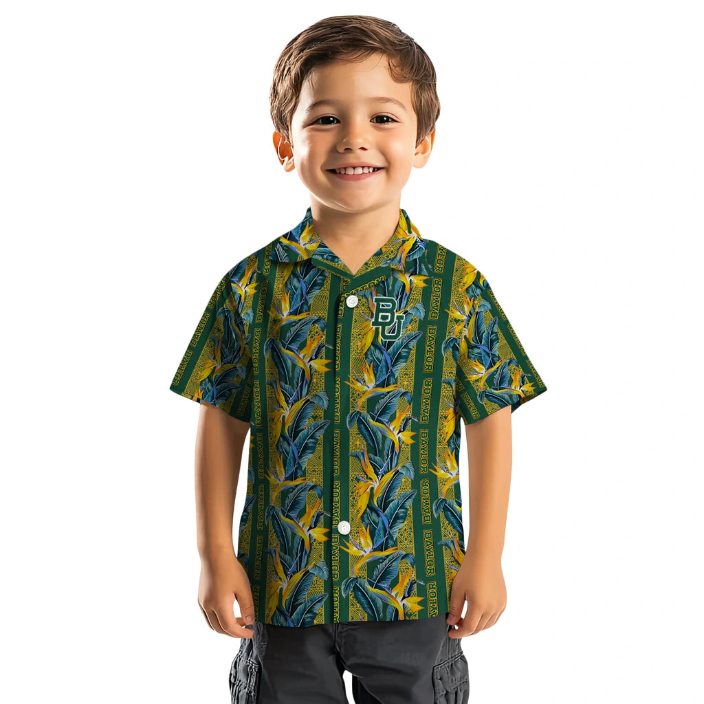 Baylor Bears Hawaiian Shirt - Paradise Vines | Moonbestprint