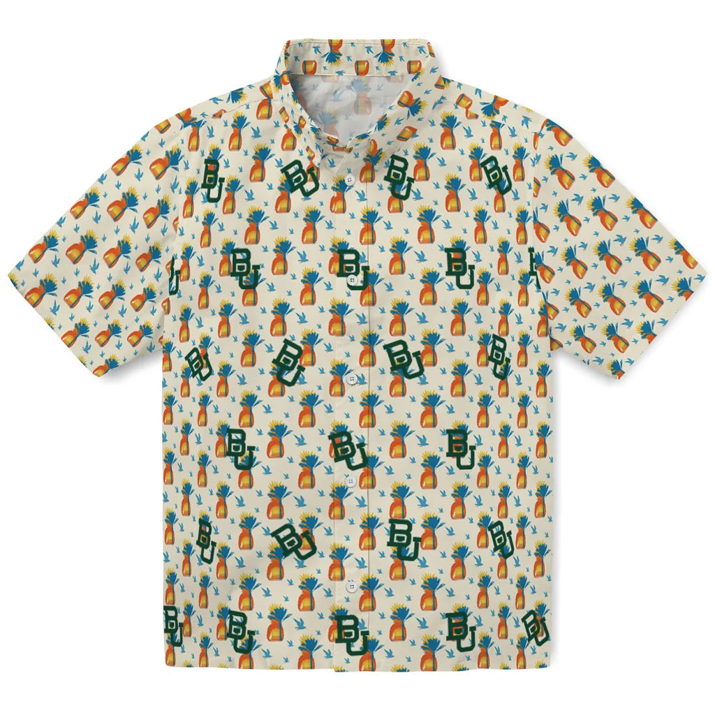 Baylor Bears Hawaiian Shirt - Pineapple Delight | Moonbestprint