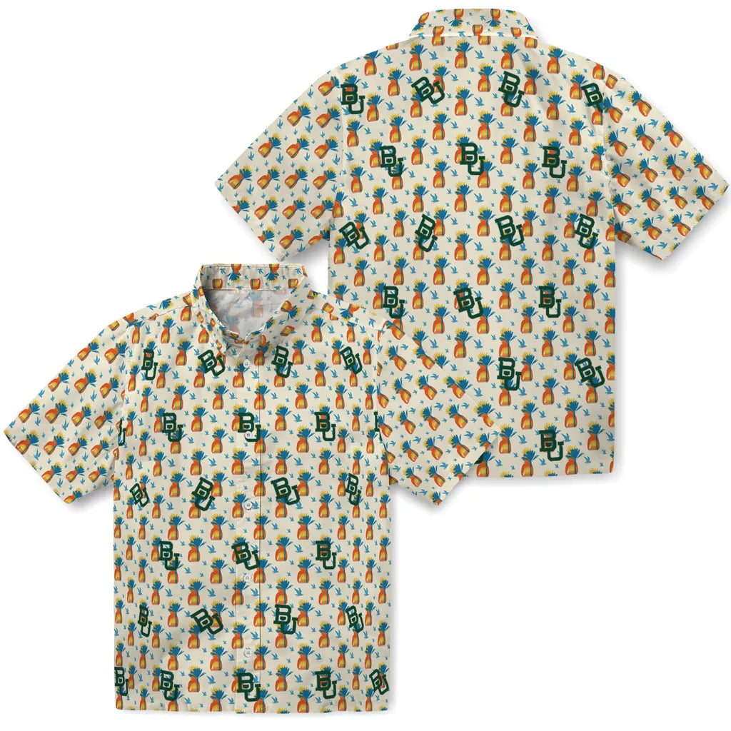 Baylor Bears Hawaiian Shirt - Pineapple Delight | Moonbestprint