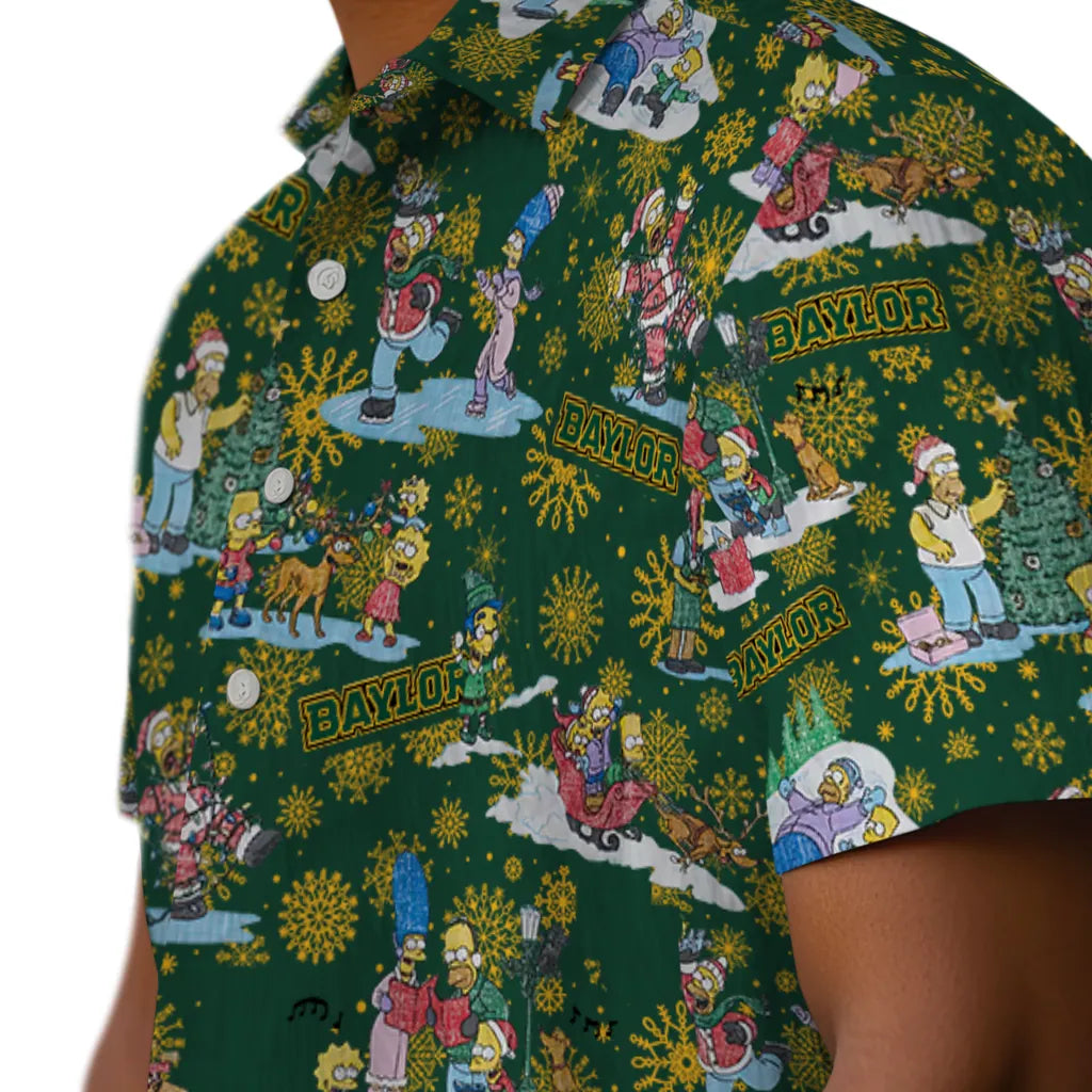Baylor Bears Hawaiian Shirt - Simpsons Christmas | Moonbestprint