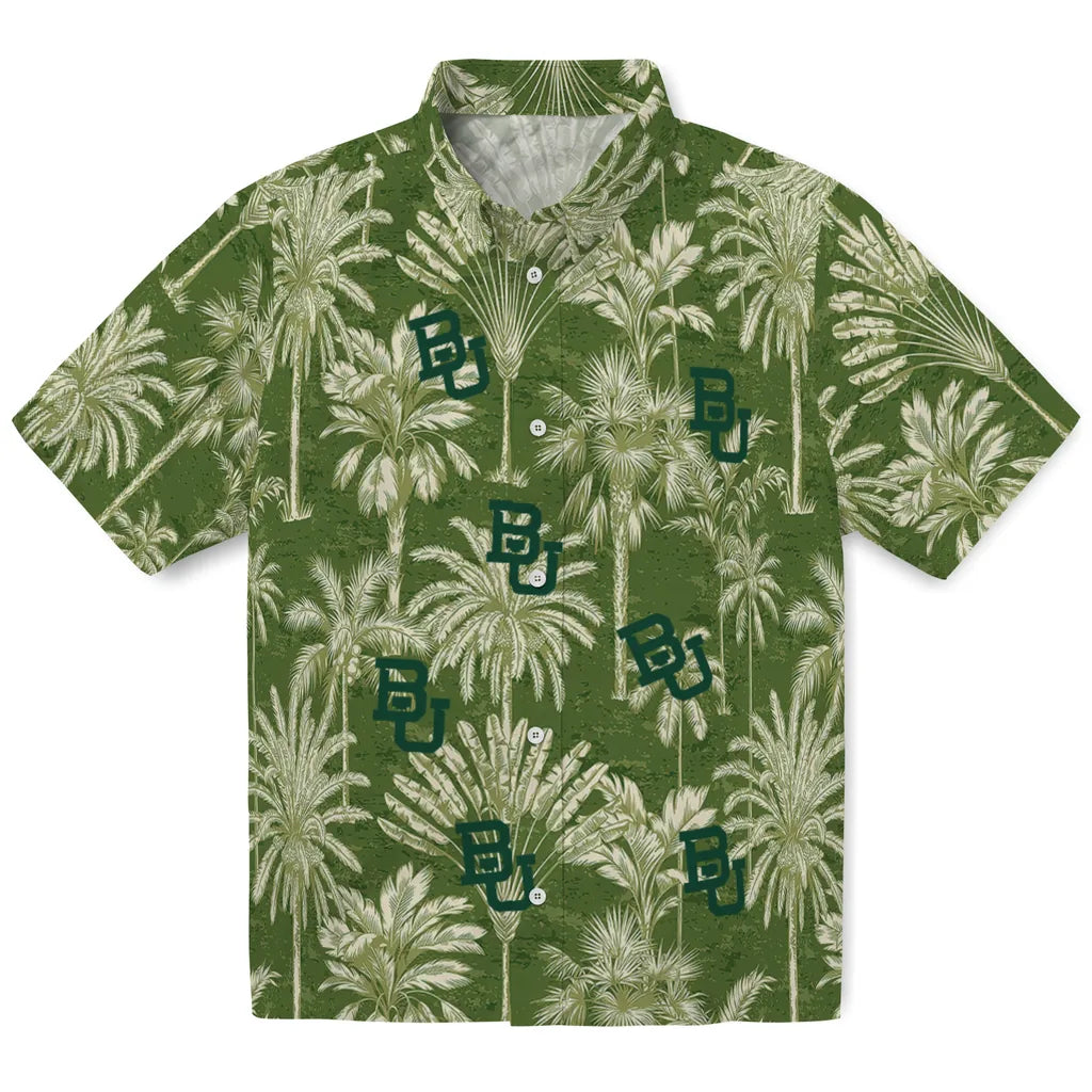 Baylor Bears Hawaiian Shirt - Vintage Palm Tree | Moonbestprint