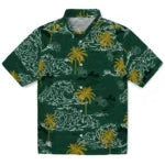 Baylor Bears Hawaiian Shirt - Wave Palm | Moonbestprint