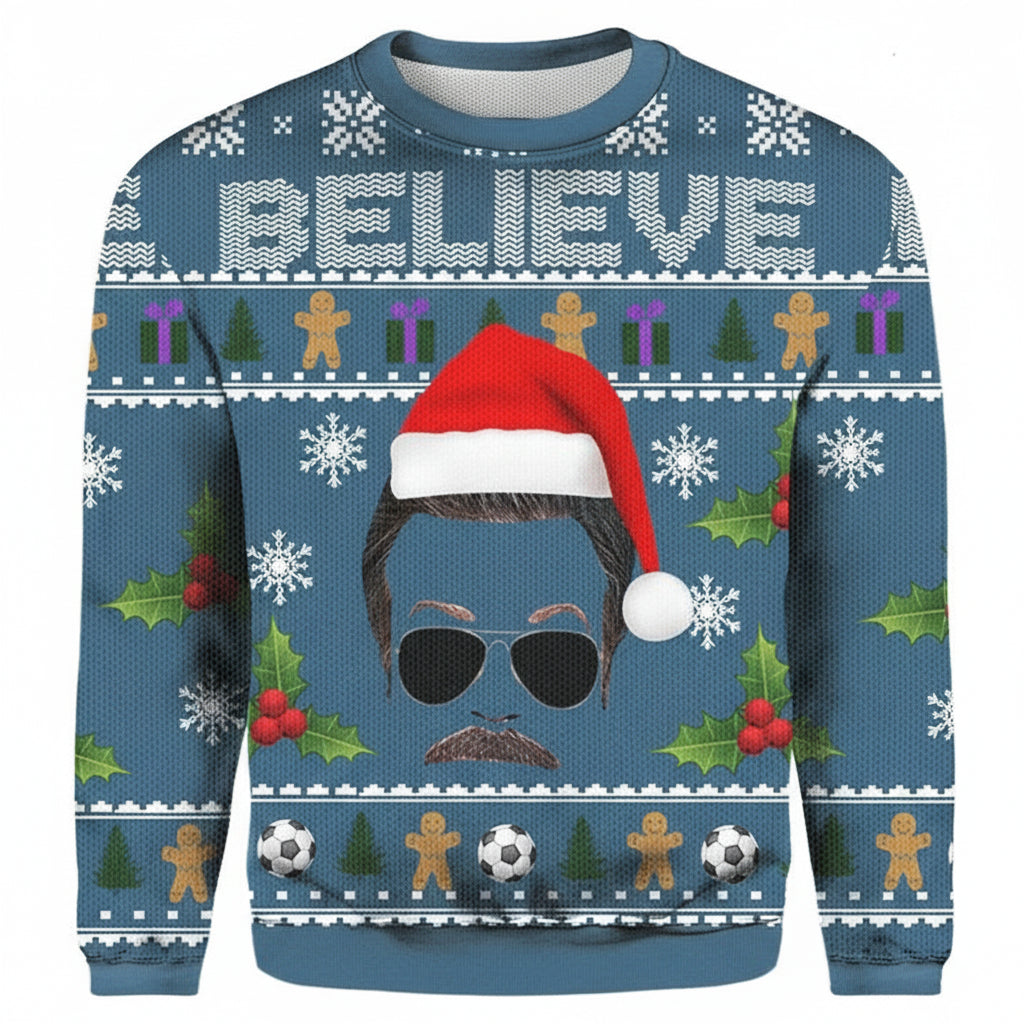 Believe Team Ted Lasso Ugly Christmas 3D Sweater ? Usalast