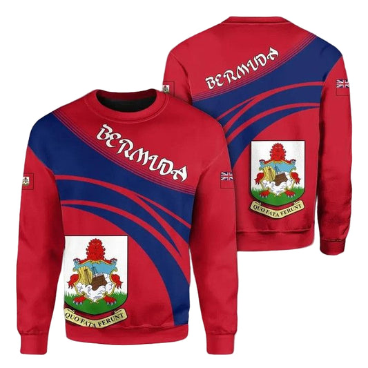 Bermuda Coat Of Arms Sweater Cricket Style J5W ? Usalast