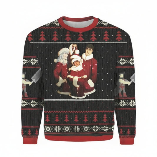 Berserk Guts Casca Griffith Merry 3d Ugly Christmas Sweater ? Usalast