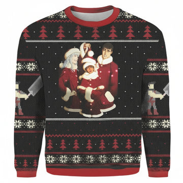 Berserk Guts Casca Griffith Merry Christmas Xmas Ugly 3D Sweater ? Usalast
