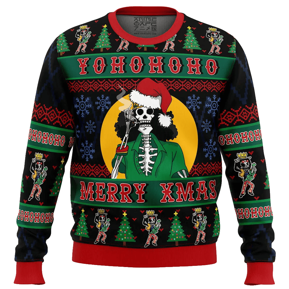 Yohohoho Hippie Trip Brook One Piece Ugly Christmas Sweater – Moonbestprint