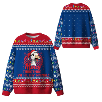 Ya Filthy Goose Ugly Sweater 2026 Christmas - Moonbestprint