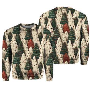 Women's Christmas Pine Tree Sweater - Moonbestprint