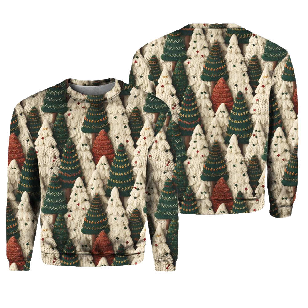 Women's Christmas Pine Tree Sweater - Moonbestprint