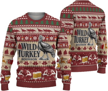 Wild Turkey Bourbon Ugly Sweater – Moonbestprint
