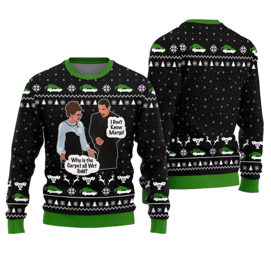 Why Is This Carpet All Wet Todd National Lampoon Sweater - Moonbestprint