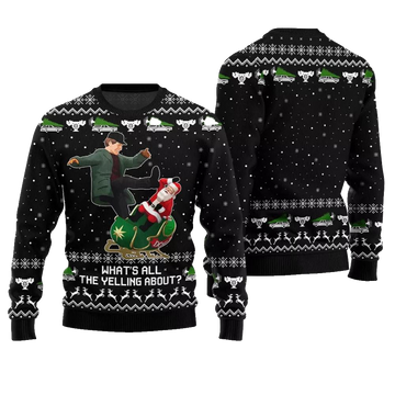 What All The Yelling About Christmas Vacation Ugly Sweater - Moonbestprint