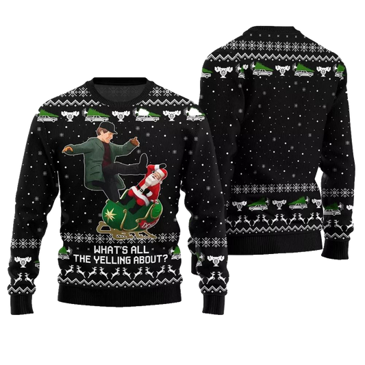 What All The Yelling About Christmas Vacation Ugly Sweater - Moonbestprint