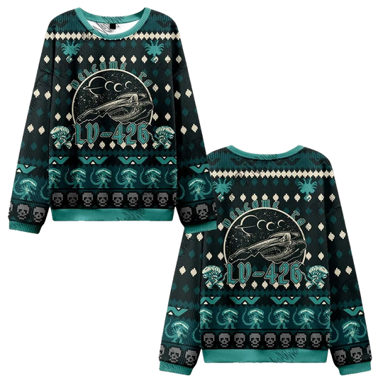 Welecome to LV-426 Ugly Sweater 2026 Christmas - Moonbestprint