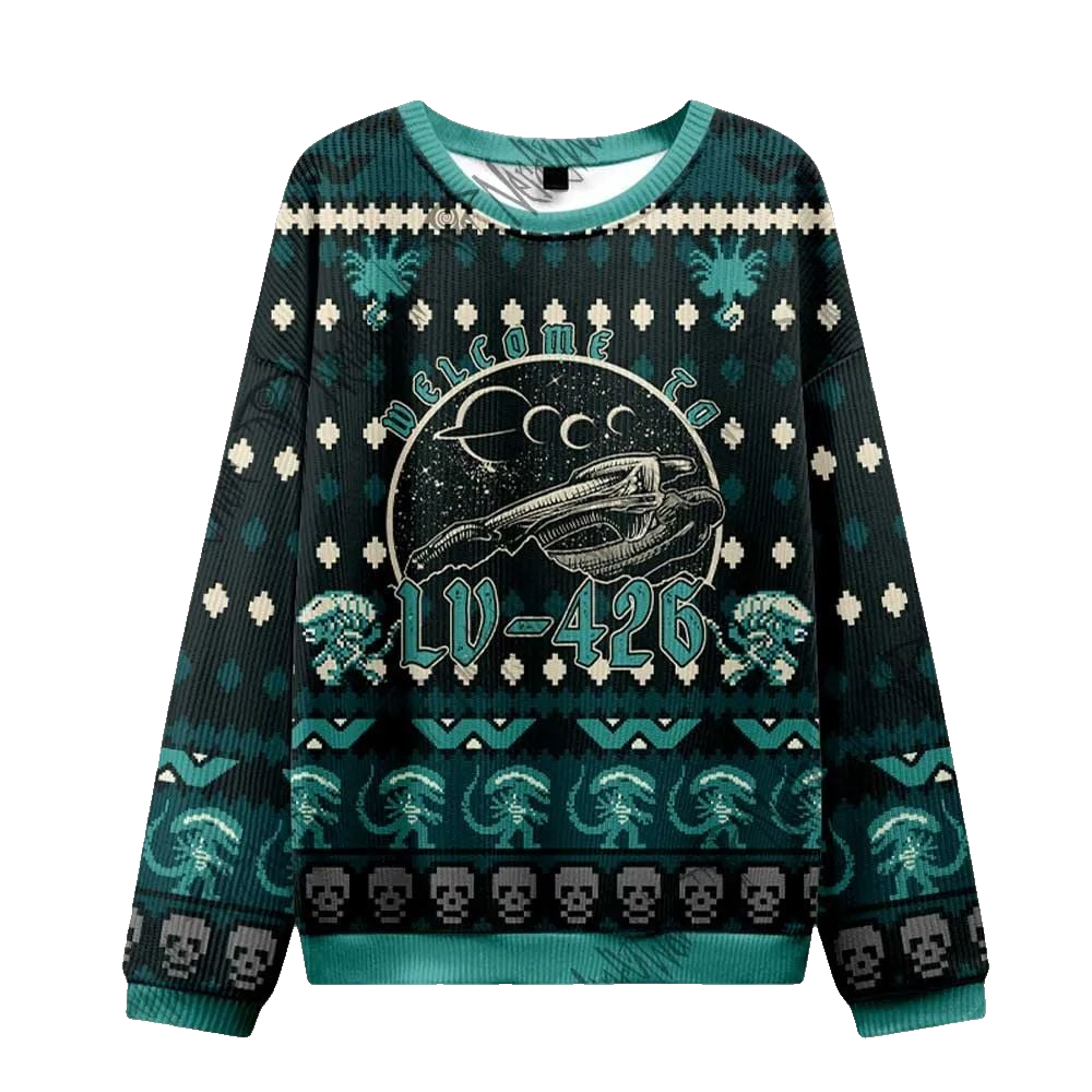 Welecome to LV-426 Ugly Sweater 2026 Christmas - Moonbestprint