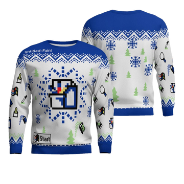 Vintage MS Paint Ugly Christmas Sweater – Moonbestprint