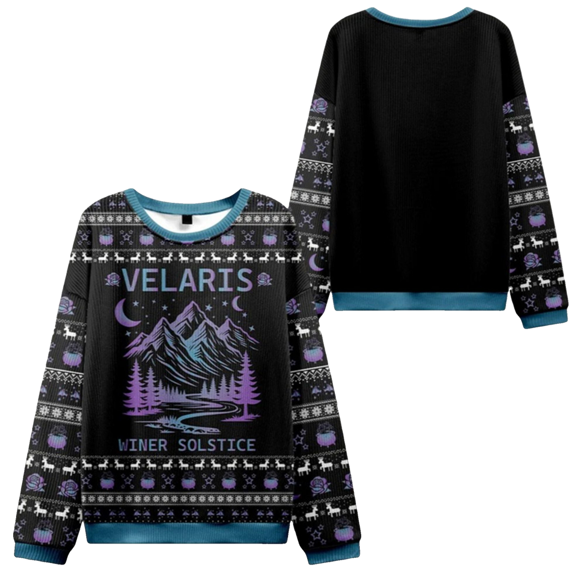 Velaris Winter Solstice Ugly Sweater 2026 Christmas - Moonbestprint