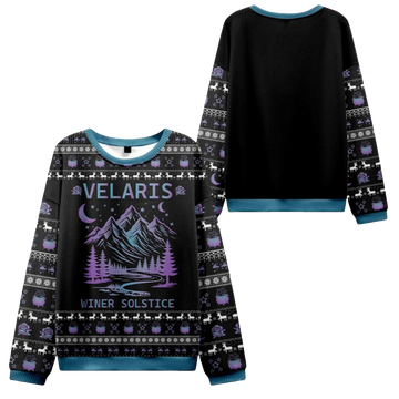 Velaris Winter Solstice Ugly Sweater 2026 Christmas - Moonbestprint