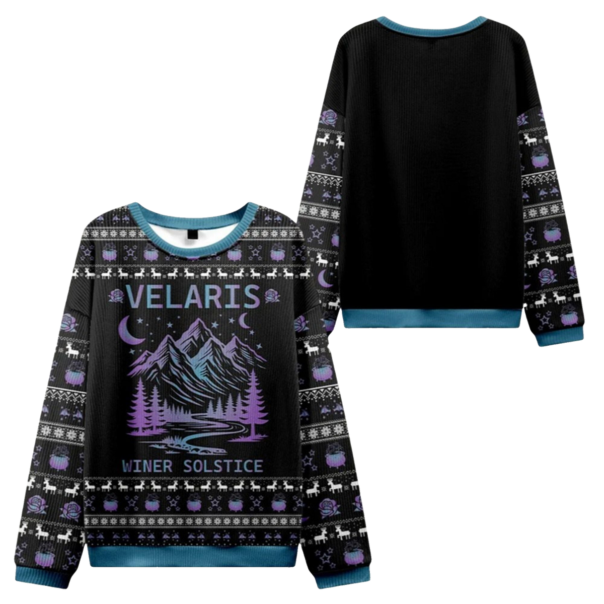 Velaris Winter Solstice Ugly Sweater 2026 Christmas - Moonbestprint