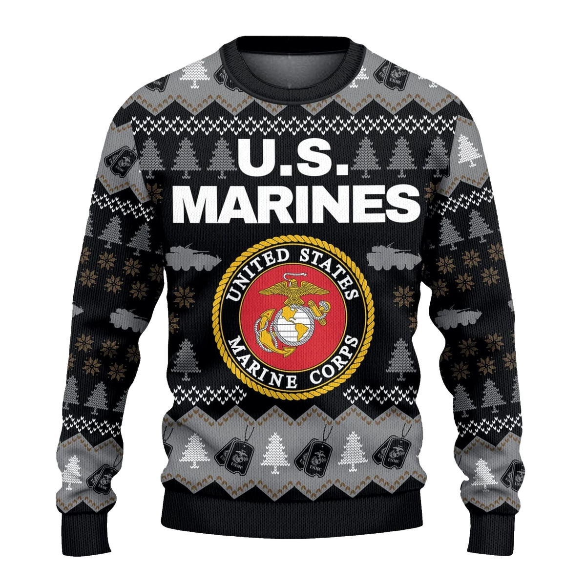 US Marines Ugly Sweater 2026 Christmas - Moonbestprint