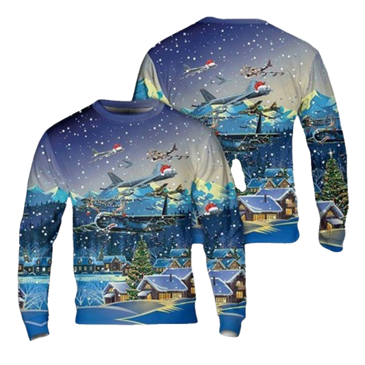 Us Army Boeing B 52 Stratofortress Ugly Christmas Sweater – Moonbestprint
