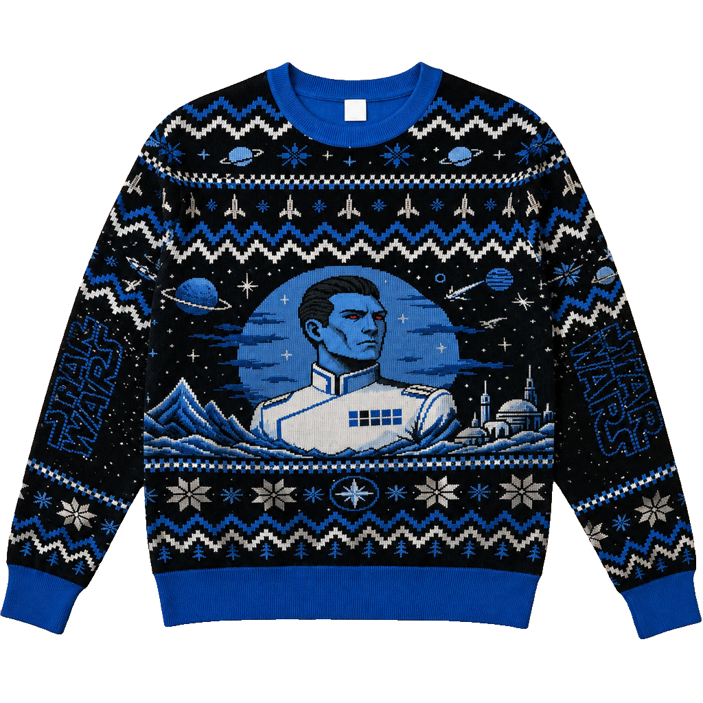 Unisex Star Wars Thrawn Ugly Christmas Sweater for Star Wars Fans – Moonbestprint