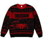 Unisex Obsession 2026 The Horror House Ugly Christmas Sweater for Horror Fans – Moonbestprint