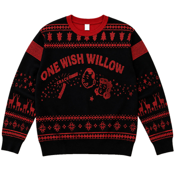 Unisex Obsession 2026 One Wish Willow Ugly Christmas Sweater for Horror Fans – Moonbestprint