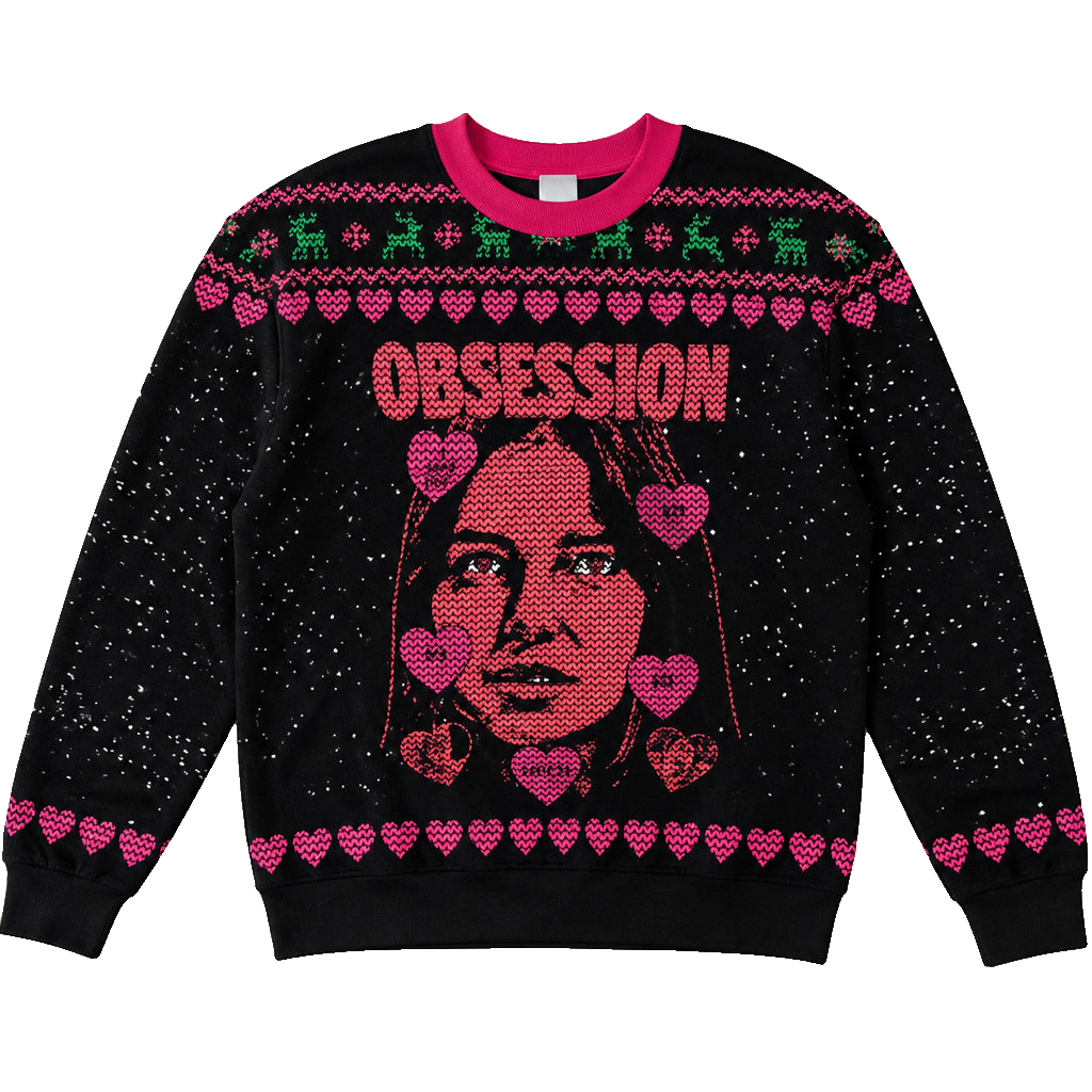 Unisex Obsession 2026 I Love You So Much Ugly Christmas Sweater for Horror Fans – Moonbestprint