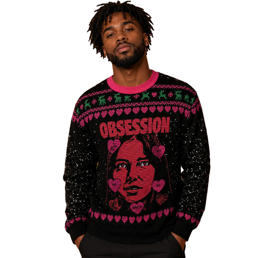 Unisex Obsession 2026 I Love You So Much Ugly Christmas Sweater for Horror Fans – Moonbestprint