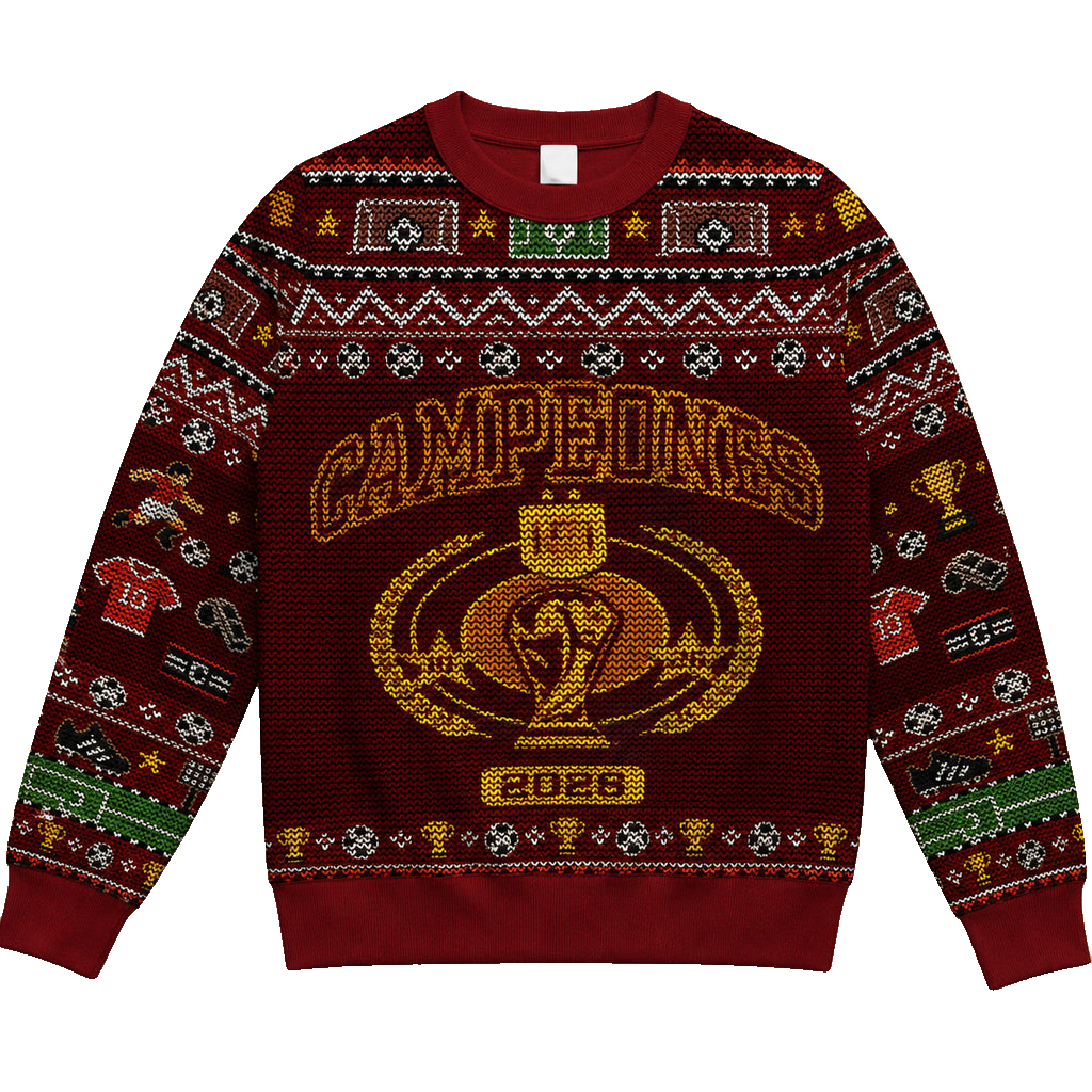 Unisex Spain 2026 World Cup Champions Final Ugly Christmas Sweater for Soccer Fans – Moonbestprint