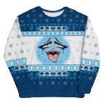 Ugly Ahegao Christmas Sweater 2025 – Moonbestprint