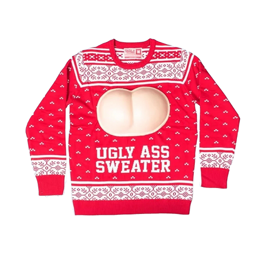 Ugly Ass Adult Funny Holiday Ugly Christmas Sweater - Moonbestprint