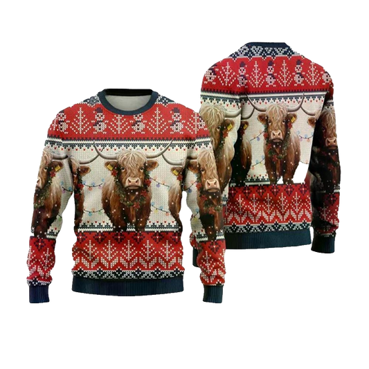 Tx Longhorns Ugly Christmas Sweater - Moonbestprint