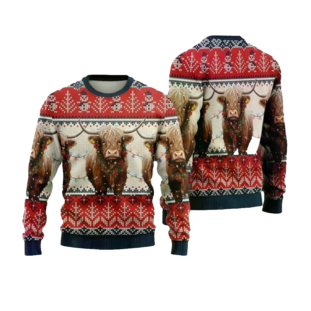 Tx Longhorns Ugly Christmas Sweater - Moonbestprint