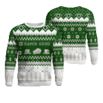 Twin Peaks Damn Good Holiday Ugly Christmas Sweater 2025 Green – Moonbestprint